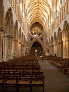 The Lofty Nave in Wells Cathedral