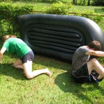 Pile up at the end of the slide