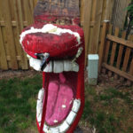 The expanding foam should penetrate all the rot inside